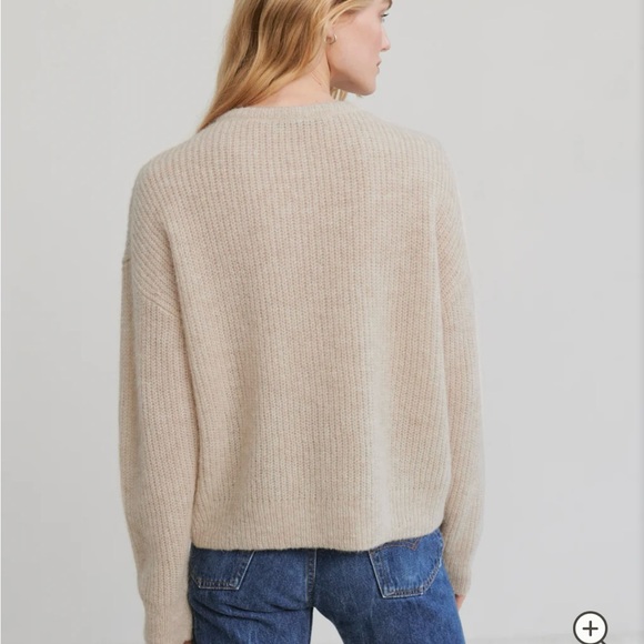 Hayes Crewneck cardigan - 35% alpaca, 35% wool, 30% polyester - Picture 2 of 9